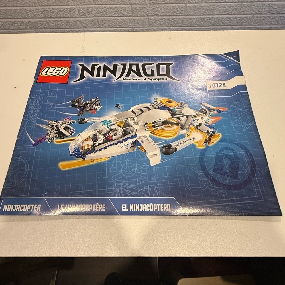 LEGO Ninjago‎ 70724 Ninjacopter Manual ONLY